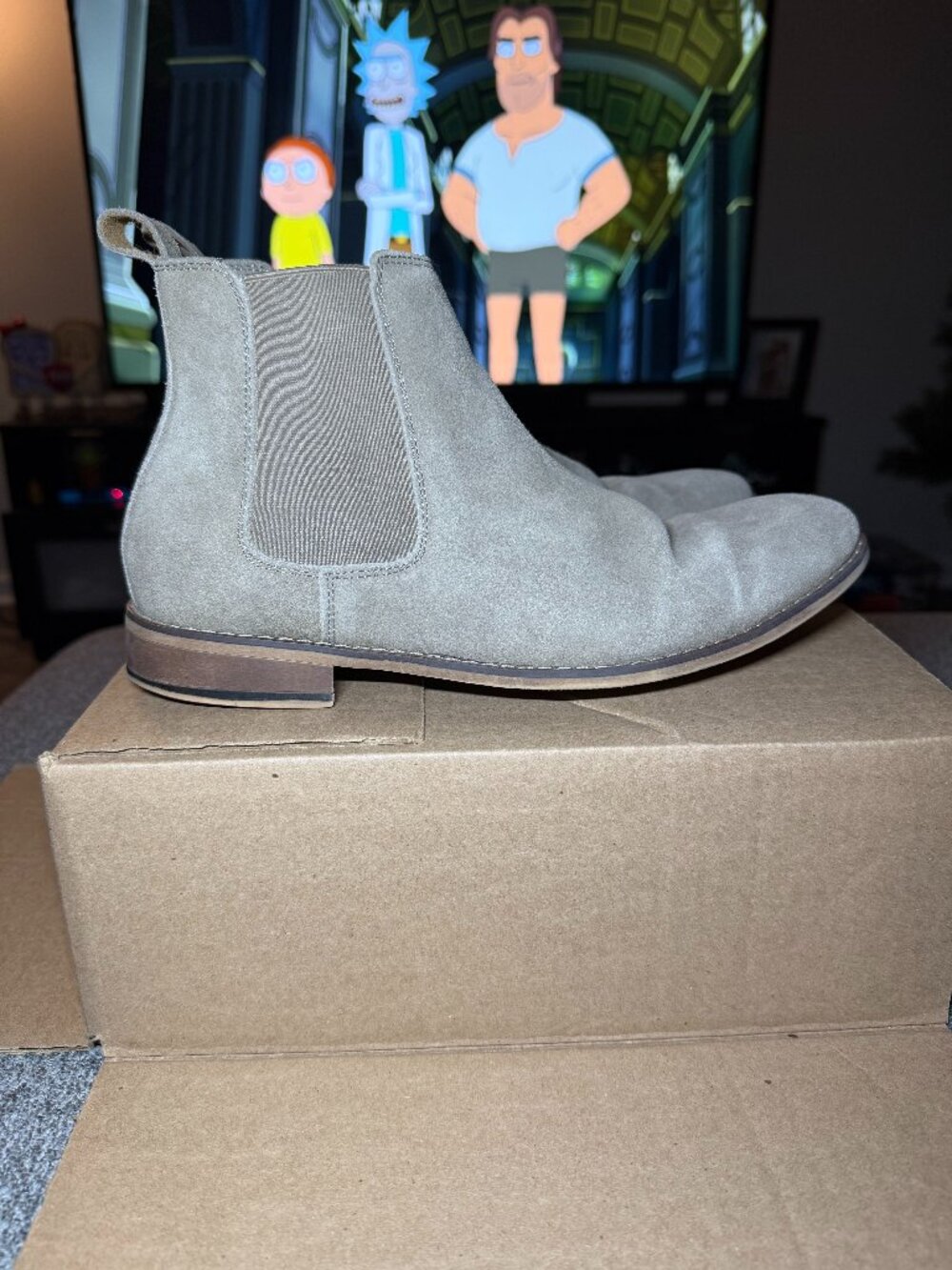 Mens light brown boots